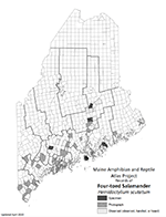 Four-toed Salamander distribution map (PDF)